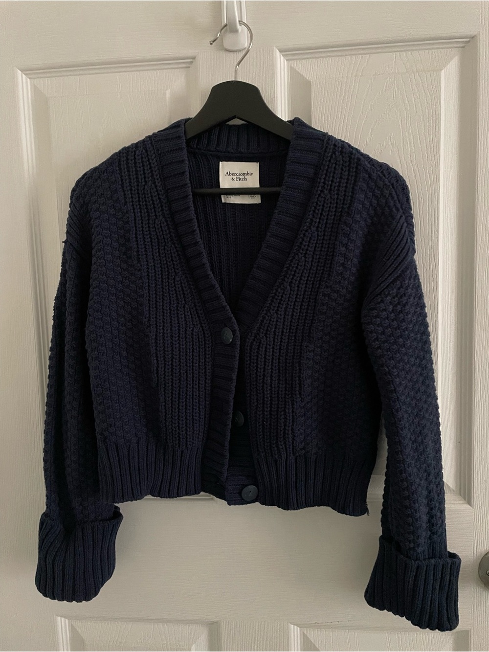 Abercrombie & Fitch Navy Blue Cardigan